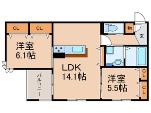 Arcobalenoの物件間取画像